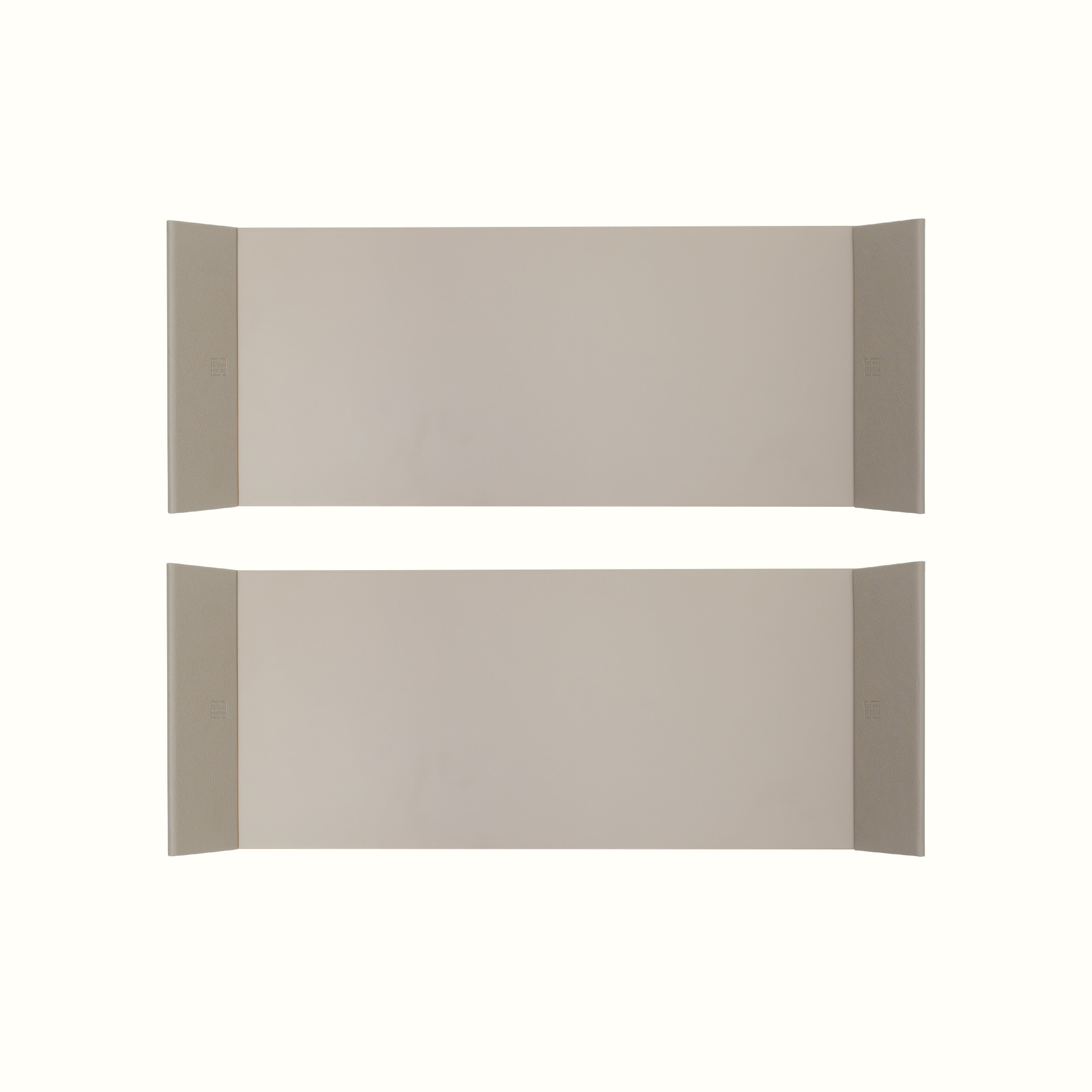 Twin Metal Flex Tray Set Dark Beige Kadi Boutique