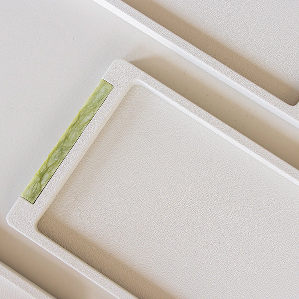 Komorebi White & Green Tray