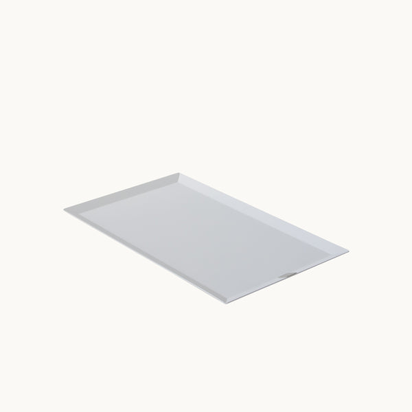 Eunoia Rectangle Metal Tray - Off White