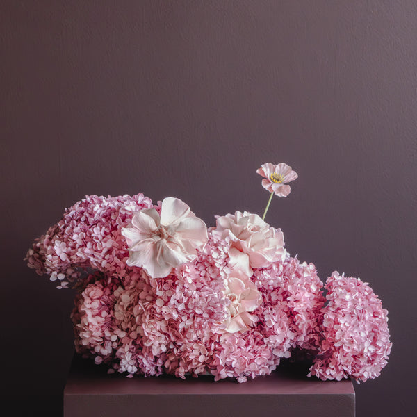 Hydrangea Cascade Sphere Arrangement