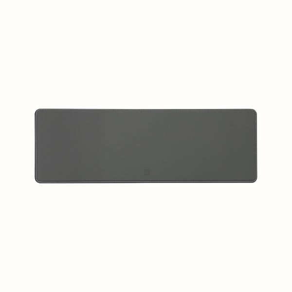 Linea Rectangle Leather Tray - Muted Sage/Large