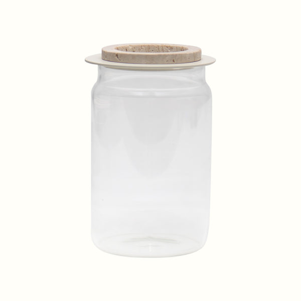 Orimono Offwhite Medium Chocolate Jar