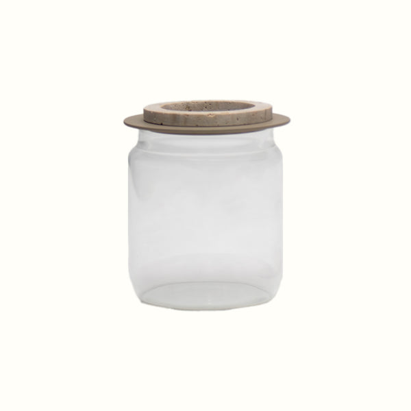 Orimono Taupe Small Chocolate Jar