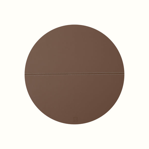 Orimono Tan Leather Placemat