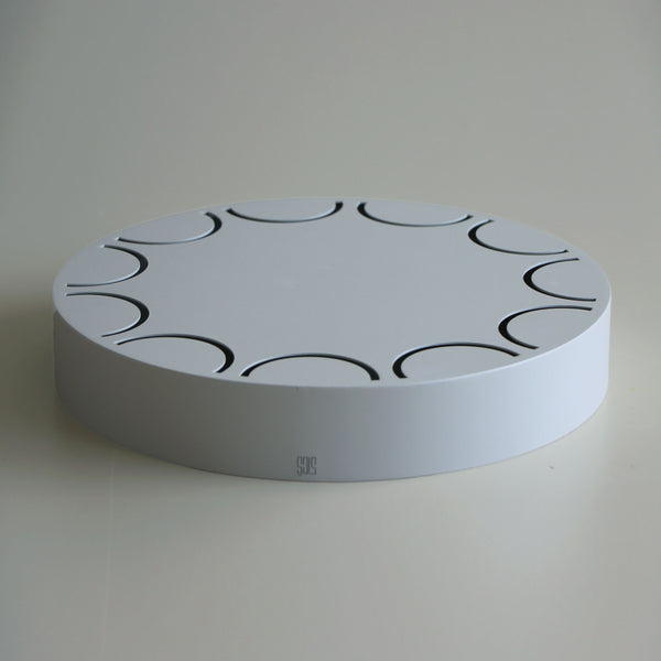 Pale Grey Sphere Cake Stand - L