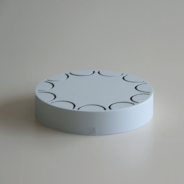 Pale Grey Sphere Cake Stand - M