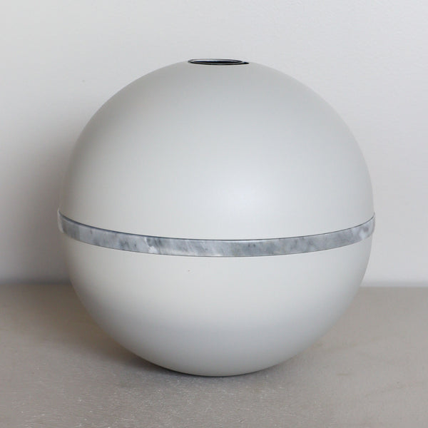 Pale Grey Sphere Vase - L