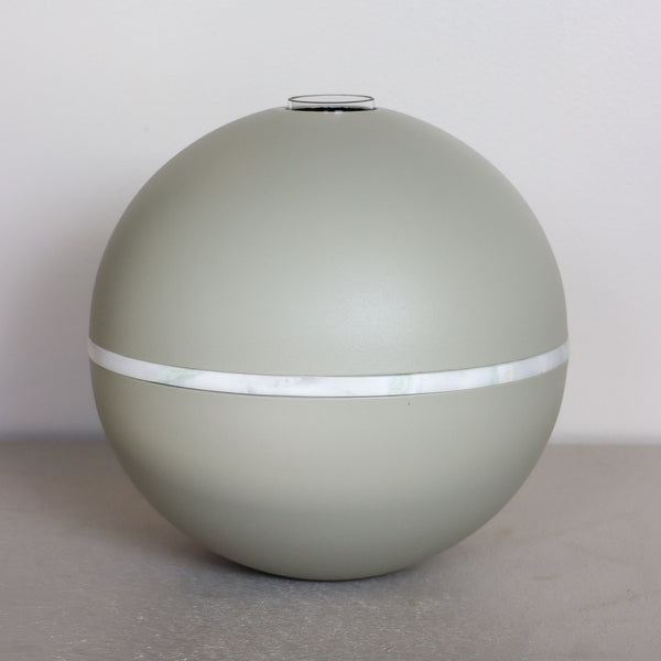 Pale Moss Sphere Vase - L