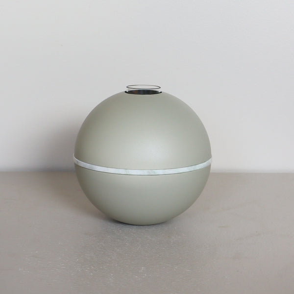 Pale Moss Sphere Vase - M