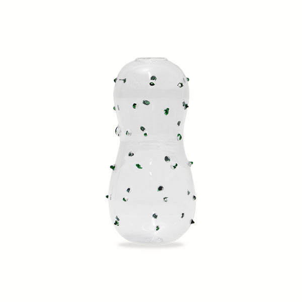 Hado Pringlei Bloom Vase - Green Dotted/Small