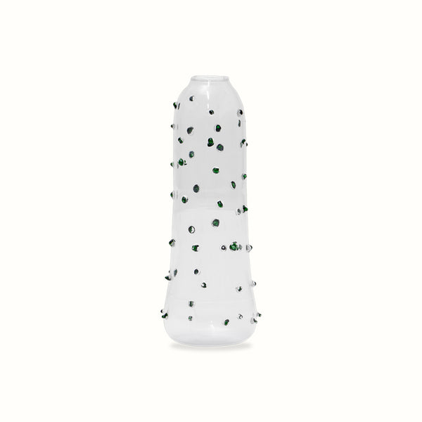 Hado Prolifera Bloom Vase - Green Dotted