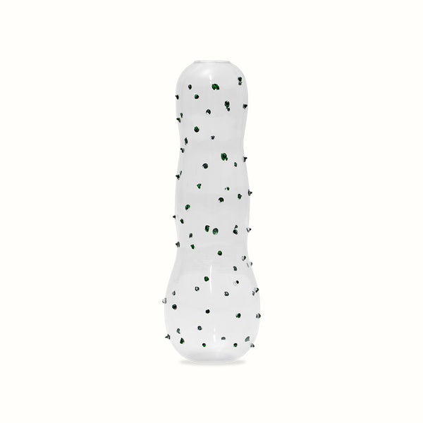 Hado Vetula Bloom Vase - Green Dotted