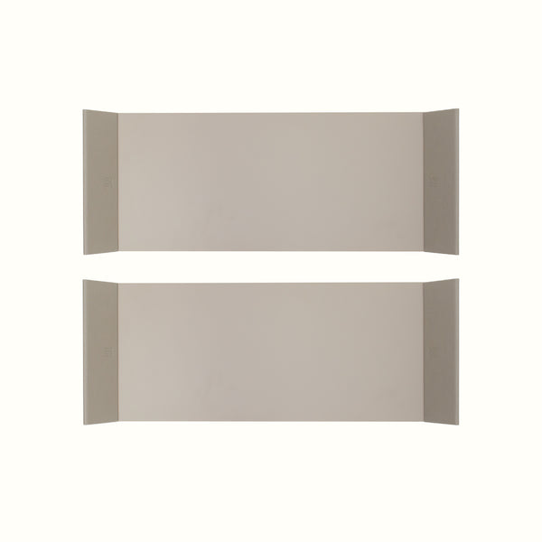 Twin Metal Flex Tray Set – Dark Beige