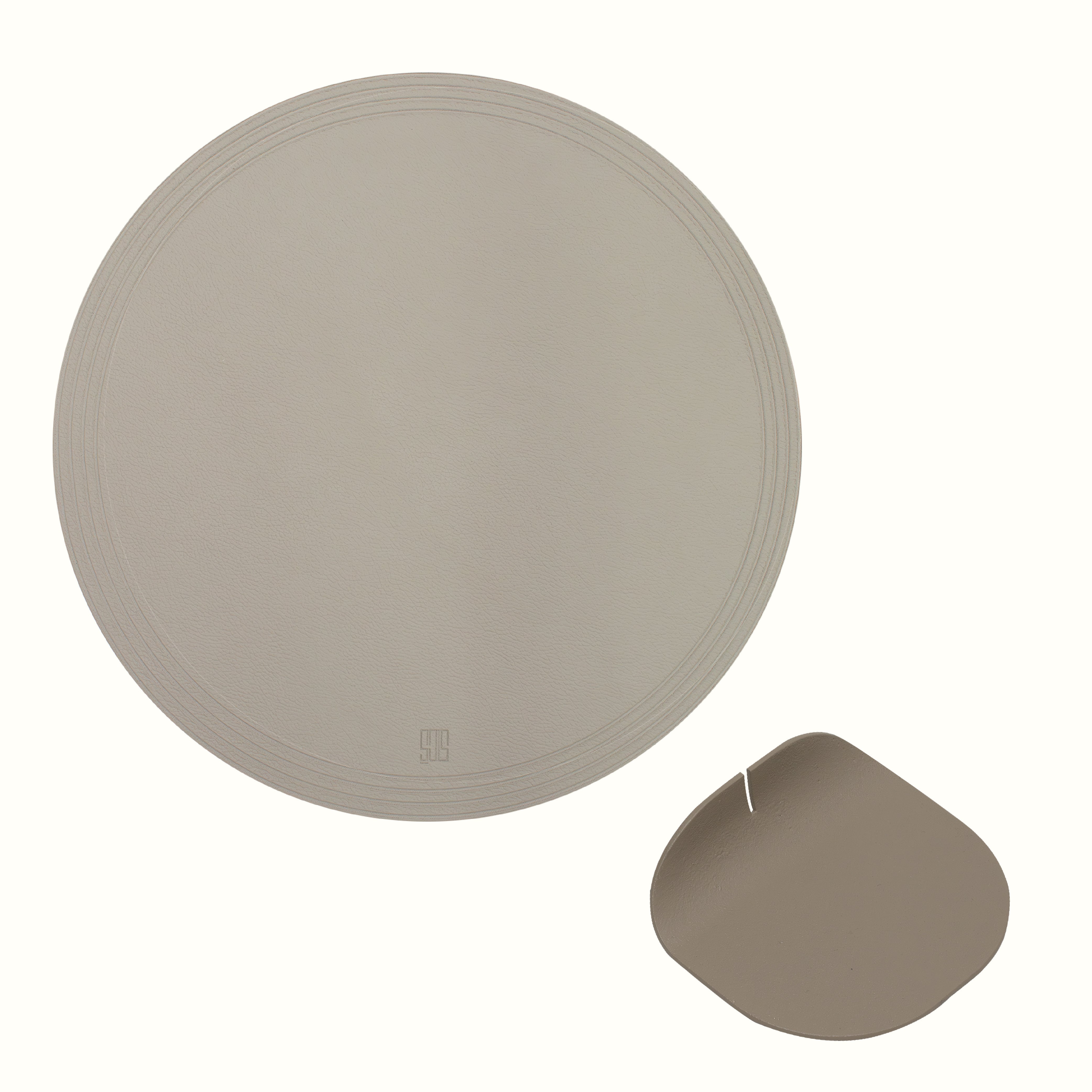 Elegant Dining Duo – Dark Beige & Taupe