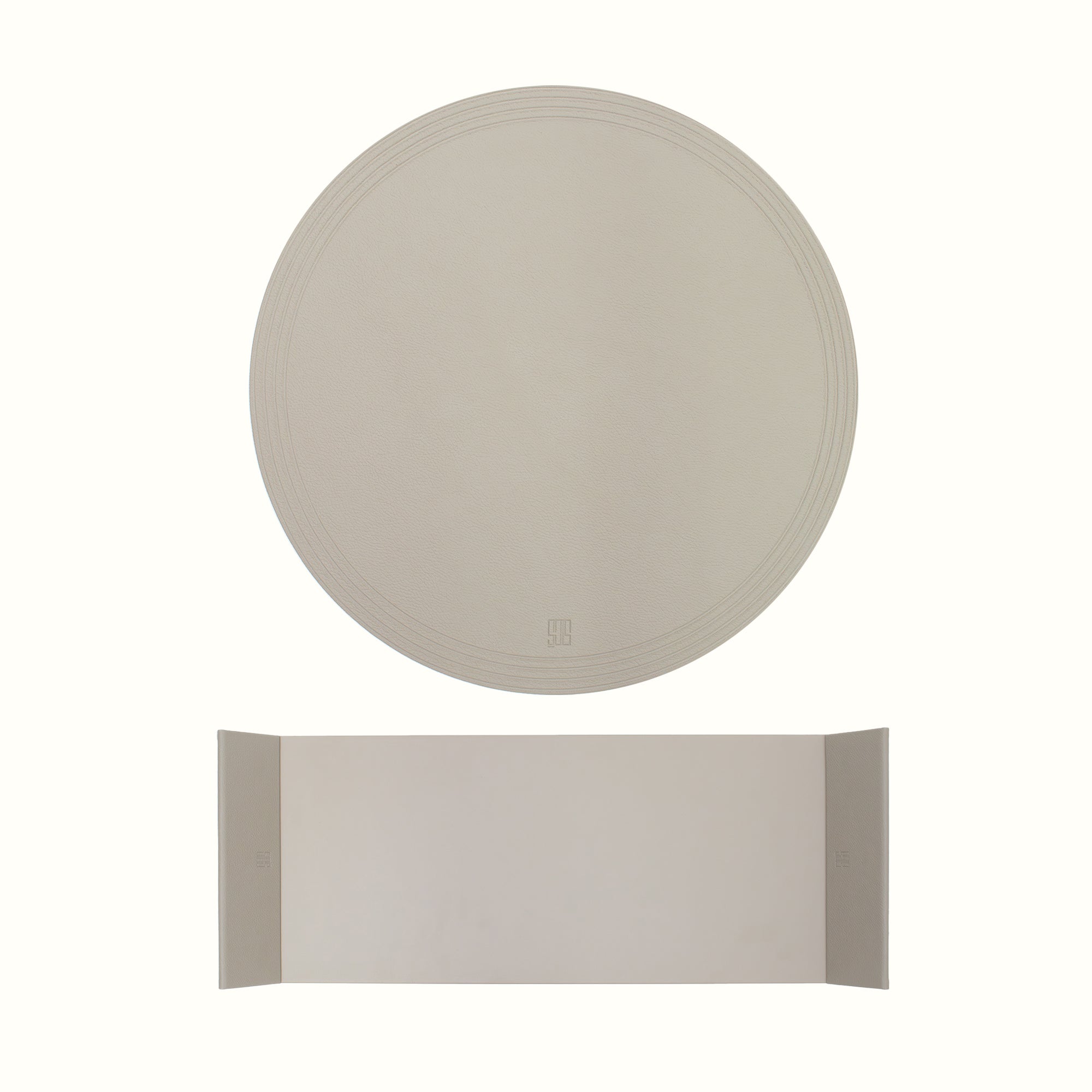 Dark Beige Flex Tray & Placemat Set