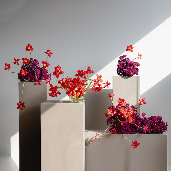 Crimson Elegance Arrangement