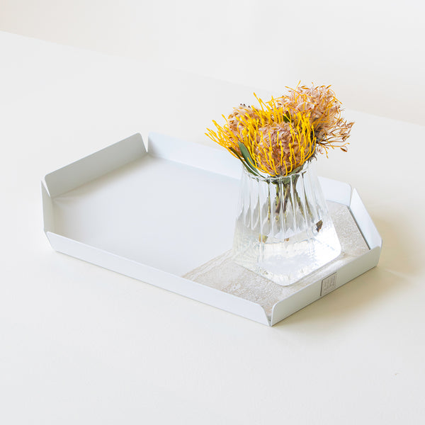 Off-White Tray Floral Set