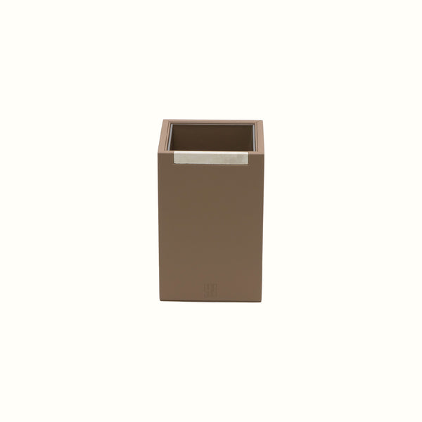 Form Leather Bin – Tan