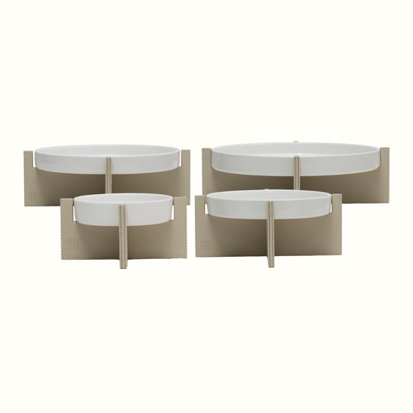 Orimono Beige Ceramic Plate Set