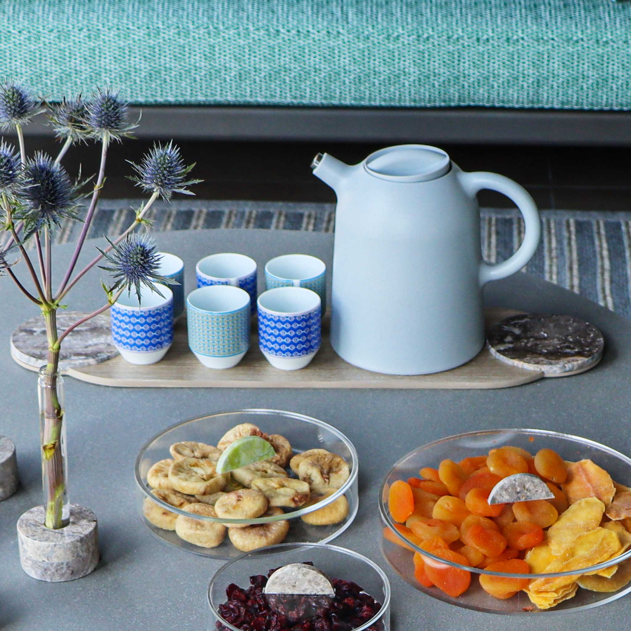 O Wooden Tray Gray-M